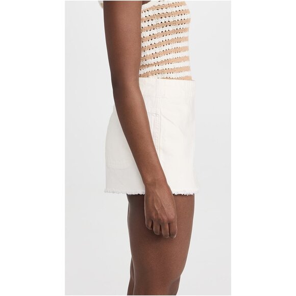 FREE PEOPLE x We The Free Emmy Denim Skort in Wash White Size US 8 - Picture 2 of 10